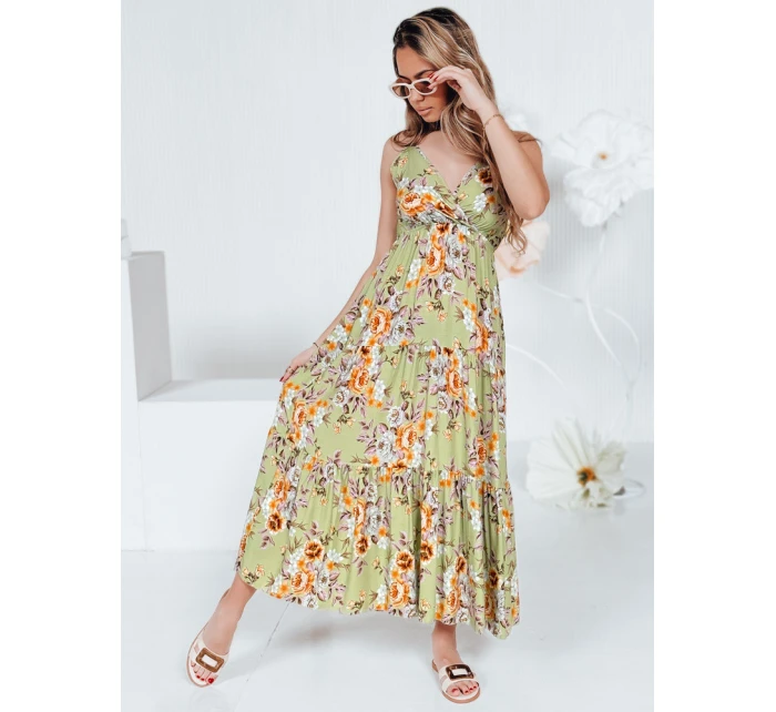 zelené maxi šaty model 21990223 - Dstreet zelené maxi šaty model 21990223 - Dstreet