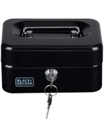 KOVOVÁ KAZETA NA DOKUMENTY 15x8x11,8 CM BLACK + DECKER