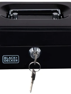 KOVOVÁ KAZETA NA DOKUMENTY 15x8x11,8 CM BLACK + DECKER