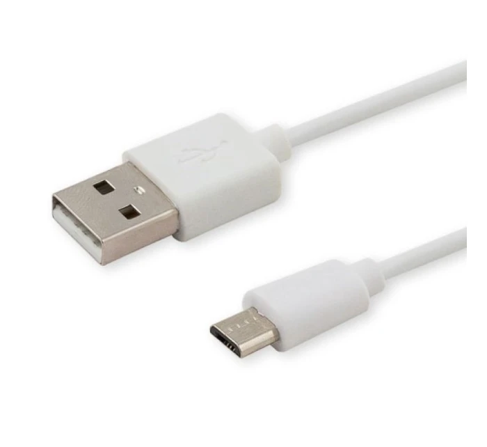 Kabel SAVIO CL-123 (Micro USB - USB 2.0 ; 1m; bílá barva)