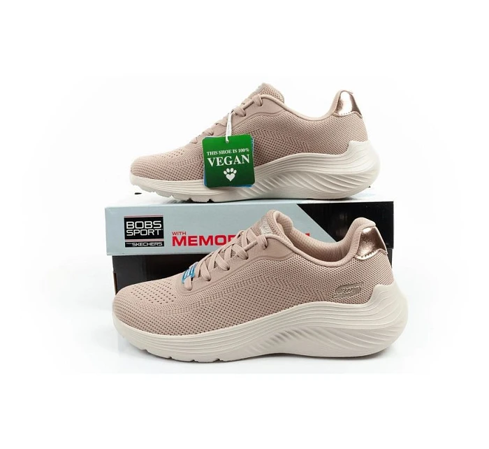 Skechers dámská sportovní obuv Bobs Squad Waves beige lightweight fashionable dámské