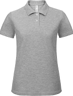B&C ID.001 /women Dámské piqué polo 01.ID10 heather grey