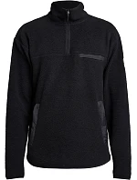 Half Zip M Pánská fleecová mikina s 1/4 zipem black model 22470882 - Tenson