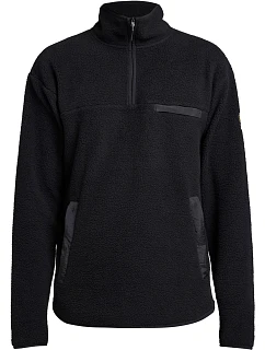 Half Zip M Pánská fleecová mikina s 1/4 zipem black model 22470882 - Tenson