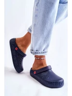 Dámské světlé pantofle Big Star model 21593810 námořnická modrá - Big Star Shoes Dámské světlé pantofle Big Star model 21593810 námořnická modrá - Big Star Shoes