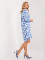 Šaty D73771M30427A světle modré