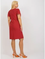 Šaty LK SK 506309.50 vínové Šaty LK SK 506309.50 vínové