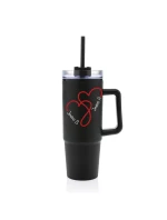 Termoska s průhledným víčkem pro zamilované