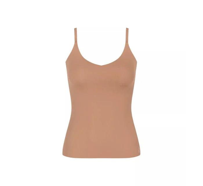 Dámský top ZERO Feel 2.0 Spaghetti Top - BROWN - hnědý 00CM - SLOGGI