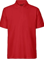Neutral O 20080 Pánské piqué polo z bio bavlny 77.2080 red