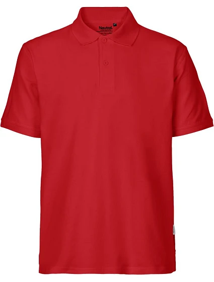 Neutral O 20080 Pánské piqué polo z bio bavlny 77.2080 red Neutral O 20080 Pánské piqué polo z bio bavlny 77.2080 red