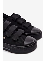 Dětské tenisky na suchý zip Big Star model 22069682 Černé - Big Star Shoes Dětské tenisky na suchý zip Big Star model 22069682 Černé - Big Star Shoes