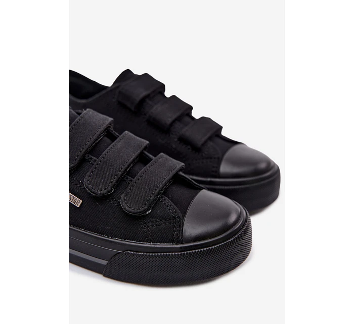 Dětské tenisky na suchý zip Big Star model 22069682 Černé - Big Star Shoes Dětské tenisky na suchý zip Big Star model 22069682 Černé - Big Star Shoes