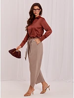 Spodnie IT SP model 22251348 ciemny bezowy - FPrice
