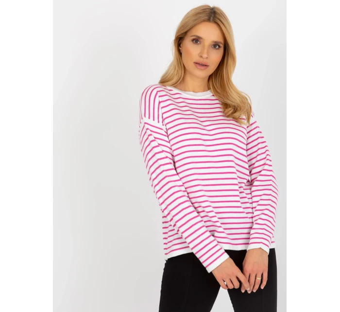 Dámský svetr LC SW 6006 .22 světle fialová - FPrice