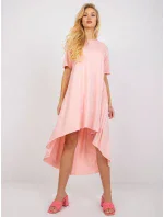 Dámské šaty RV SK R4889.09 lososové