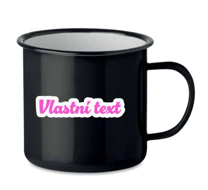 Personalizovaný retro plecháček s obrysem Personalizovaný retro plecháček s obrysem