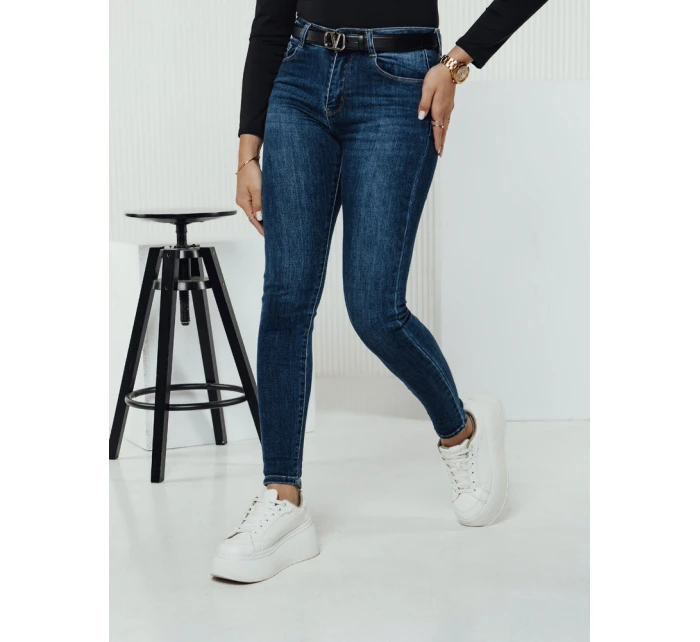 Dámské džínové úzké kalhoty DIVETTI navy blue FashionStreet UY2330