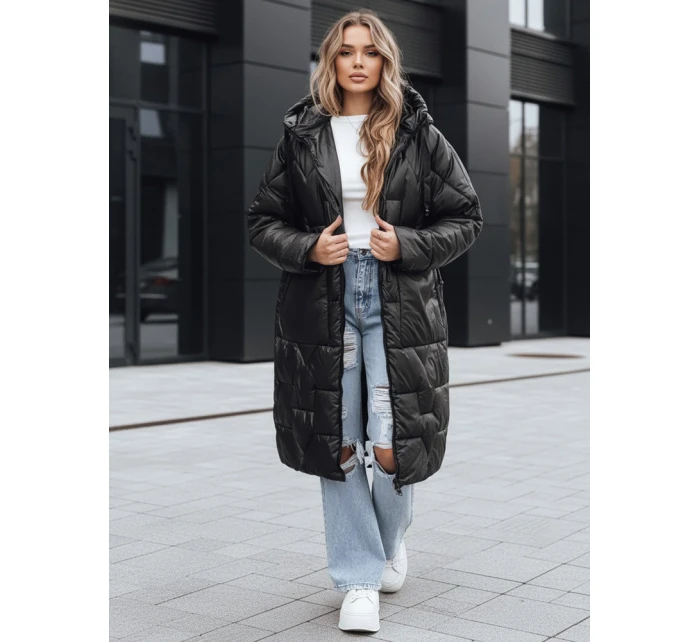 Dámská zimní bunda oversize černá FashionStreet TY5502 Dámská zimní bunda oversize černá FashionStreet TY5502