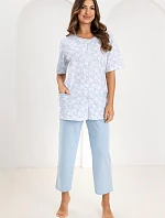 Pyžamo Regina 738 cr/r M-XL W26 dámské rozepínací