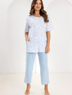 Pyžamo Regina 738 cr/r M-XL W26 dámské rozepínací