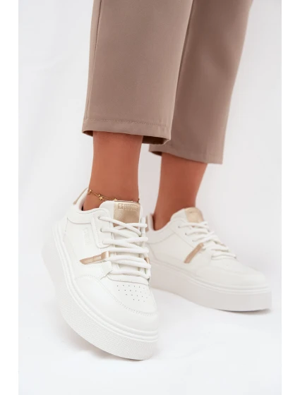 Dámské Sneakersy Na Platformě Big Star SS274359 Bílé
