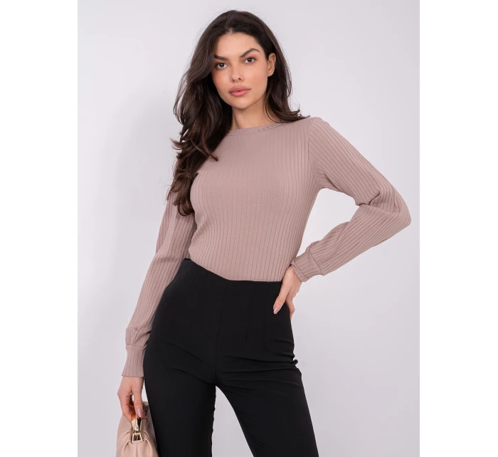 Bluzka RV BZ model 21819015 ciemny bezowy - FPrice