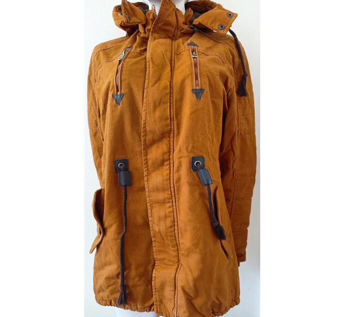 Pánská zimní bunda Z-6682 hořčicová - Rosso