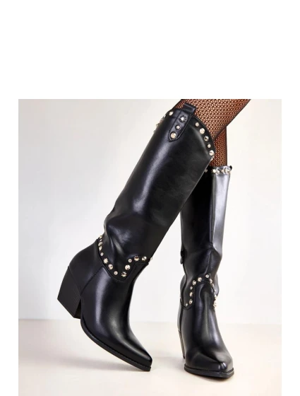 Kozačky na podpatku  model 219648 Solea