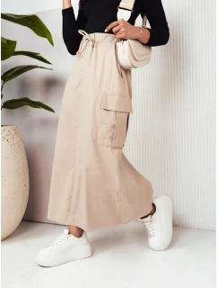 MERSALS světle béžová maxi sukně FashionStreet CY0446