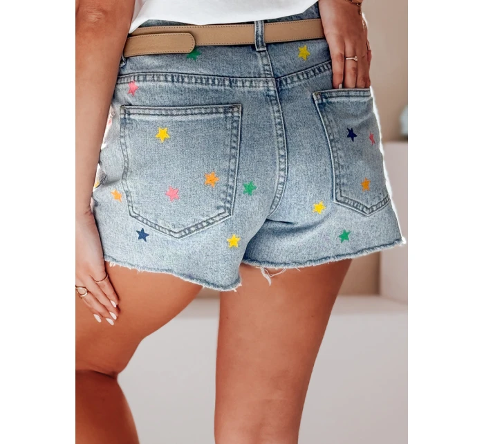 Dámské džínové šortky STARSHINE blue FashionStreet SY0463 Dámské džínové šortky STARSHINE blue FashionStreet SY0463