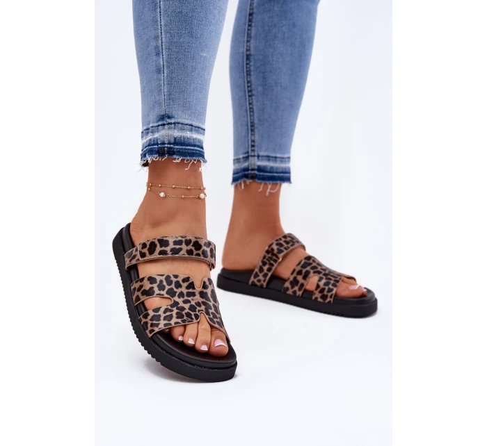 Dámské sandály na suchý zip model 21697760 - VINCEZA