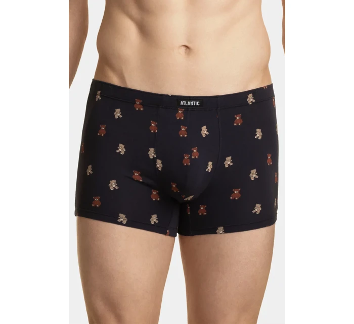 Pánské boxerky ATLANTIC 2Pack - tmavě modrá/modrá