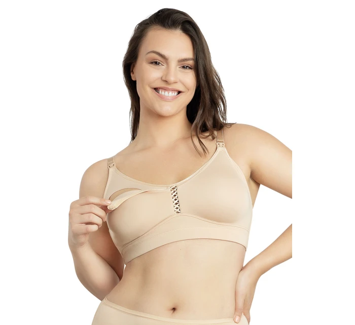Dámská kojící podprsenka model 21904035 34 F Tělová - Parfait