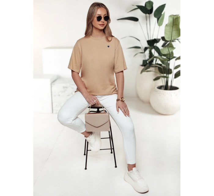 dámské tričko béžové Dstreet model 21976386 - FashionStreet