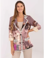 Marynarka IT MA model 21421289 ciemny bezowy - FPrice