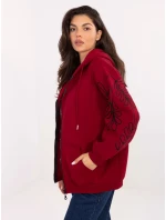 Bluza RV BL model 21370621 bordowy - FPrice Bluza RV BL model 21370621 bordowy - FPrice