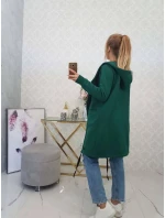 Zateplená bunda s kapucí 69413 tmavě zelená - Kesi