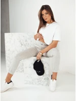 Dámské tepláky šedé Dstreet model 21972332 - FashionStreet Dámské tepláky šedé Dstreet model 21972332 - FashionStreet