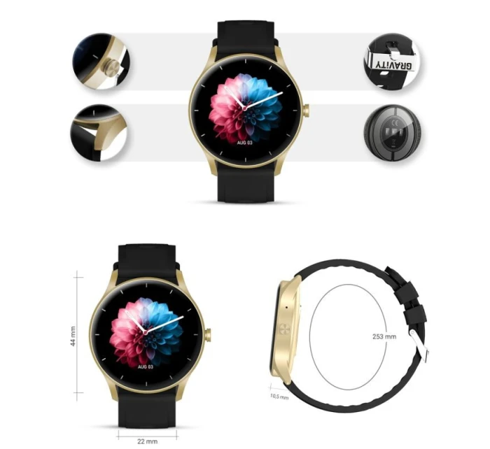 Chytré hodinky model 21804999 - Gravity