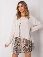 Šaty DHJ SK 21451.50 béžová