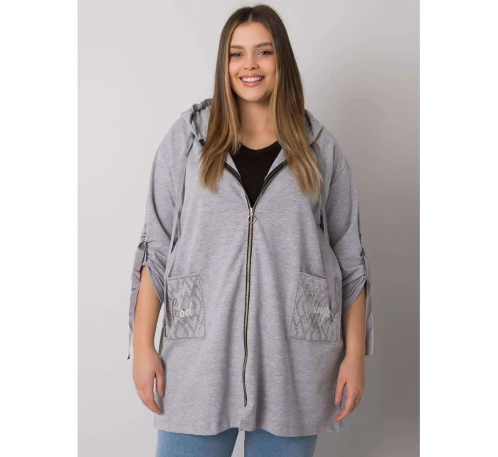 Mikina RV BL 6795.84 šedá