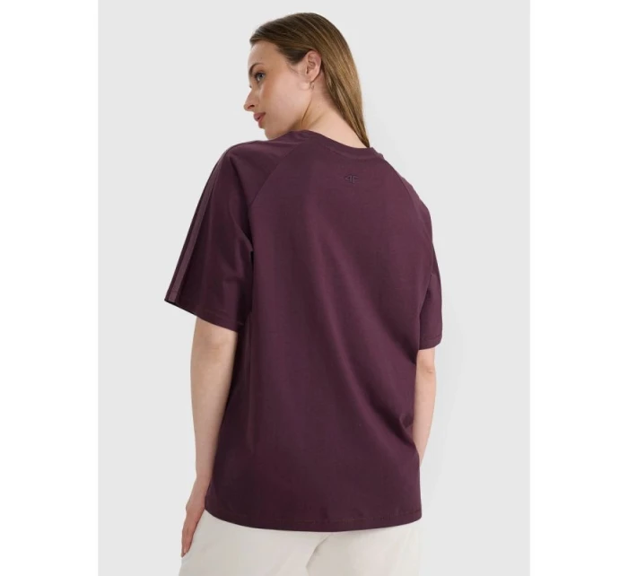 Dámské tričko oversize s potiskem model 21816645 - 4F Dámské tričko oversize s potiskem model 21816645 - 4F