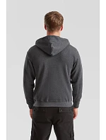 Fruit of the Loom Classic Hooded Sweat Jacket Mikina s kapucí 16.2062 heather grey Fruit of the Loom Classic Hooded Sweat Jacket Mikina s kapucí 16.2062 heather grey