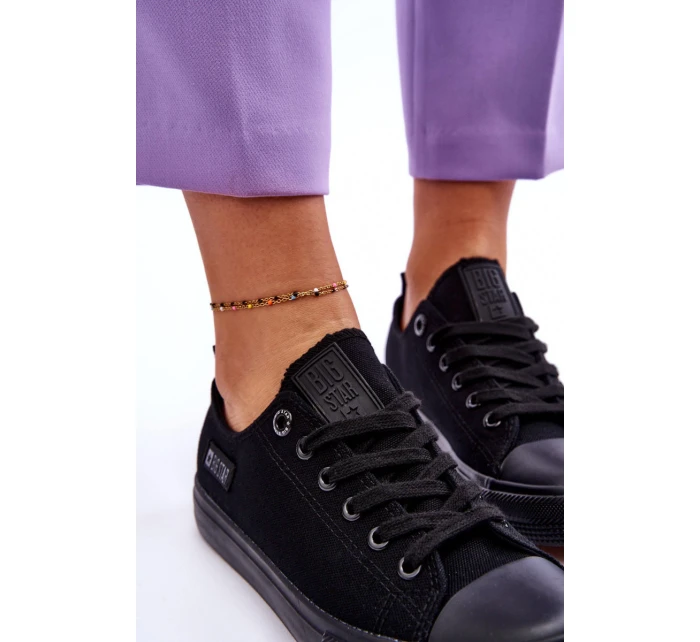 Dámské nízké tenisky Big Star Černá model 21594471 - Big Star Shoes Dámské nízké tenisky Big Star Černá model 21594471 - Big Star Shoes