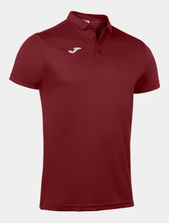 Pánské polo tričko Joma Polo Shirt Hobby S/S Burgundy