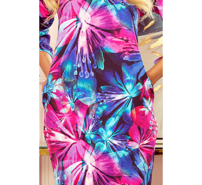 Dámské oversize šaty Numoco - vícebarevné