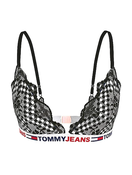Dámská nevyztužená podprsenka Jeans Lace UW0UW03829-BDS - Tommy Hilfiger Dámská nevyztužená podprsenka Jeans Lace UW0UW03829-BDS - Tommy Hilfiger