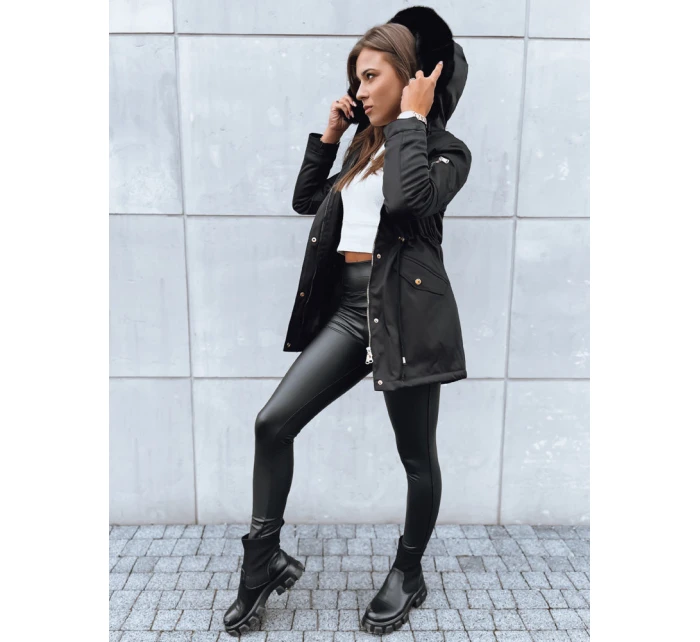 Dámská zimní bunda parka GODDESS černá FashionStreet TY3867