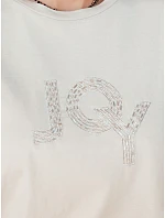 Dámské bavlněné tričko JOY pistácie FashionStreet RY2525 Dámské bavlněné tričko JOY pistácie FashionStreet RY2525